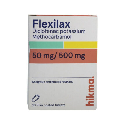 Methocarbamol Flexilax 50 mg-500 mg - 30 Tablets
